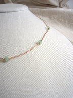 Collana Alternata - avventurina rondelle