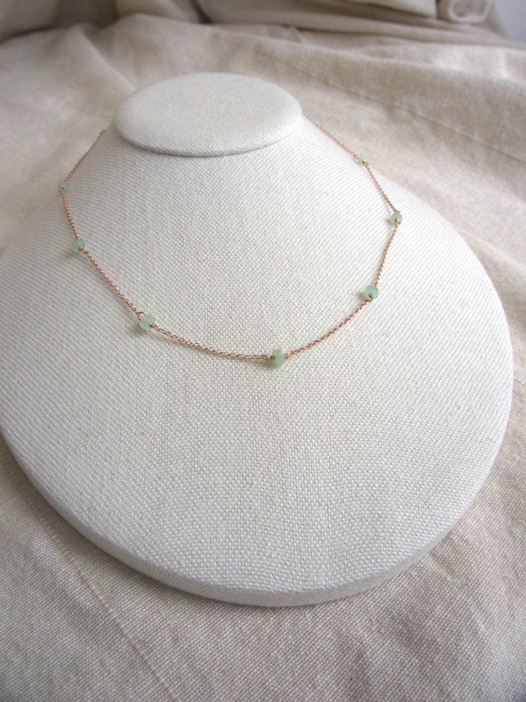 Collana Alternata - avventurina rondelle
