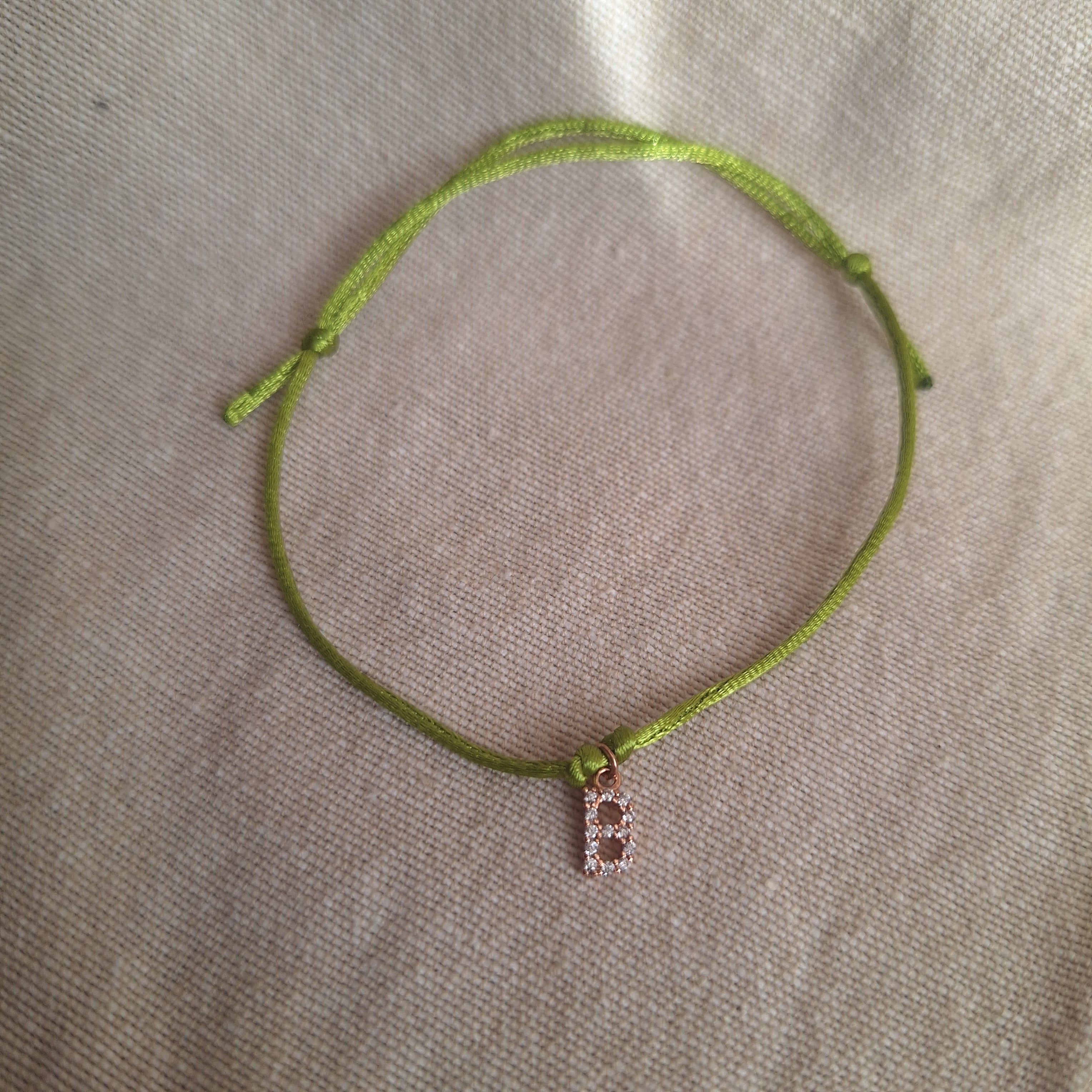 Bracciale letterina - B