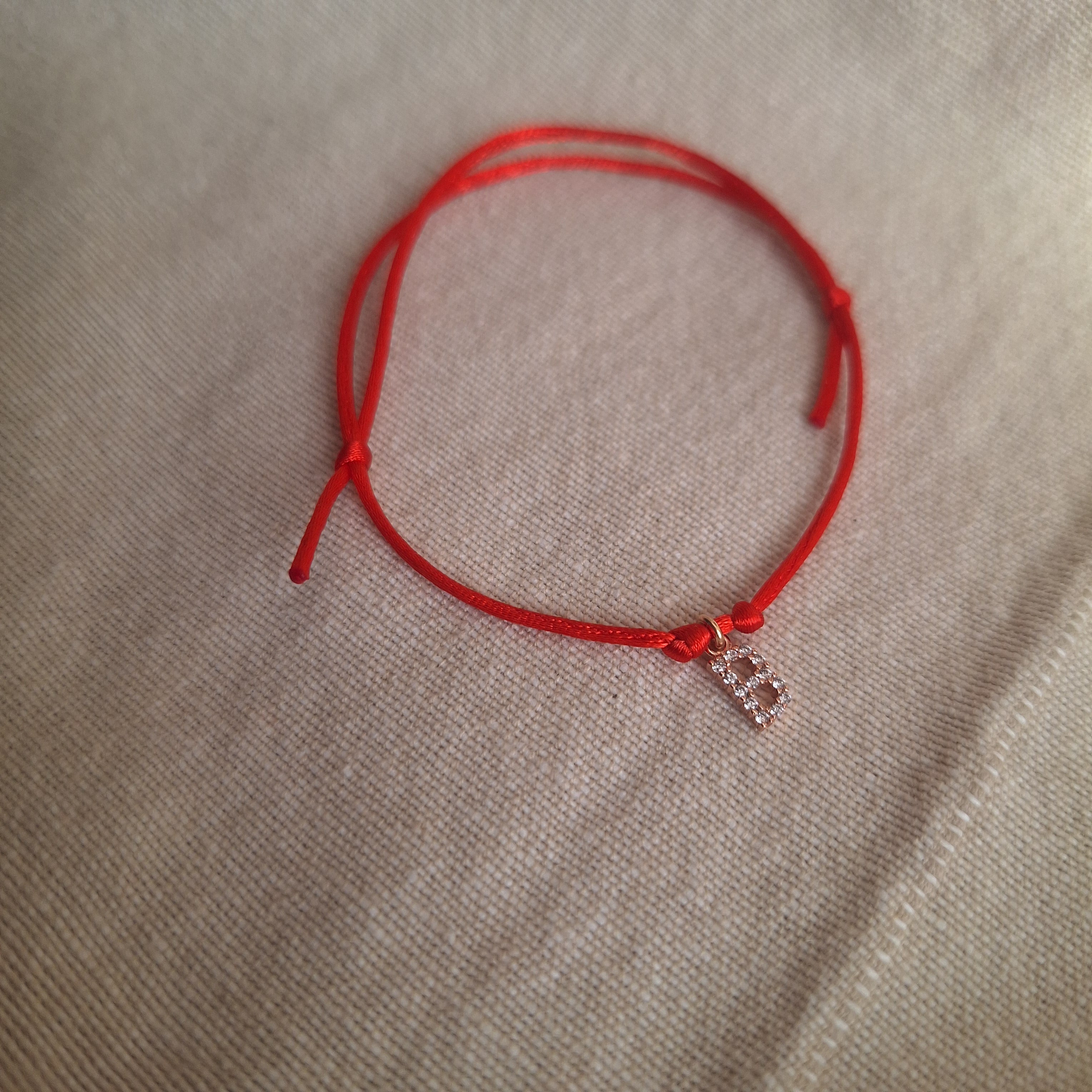 Bracciale letterina - B