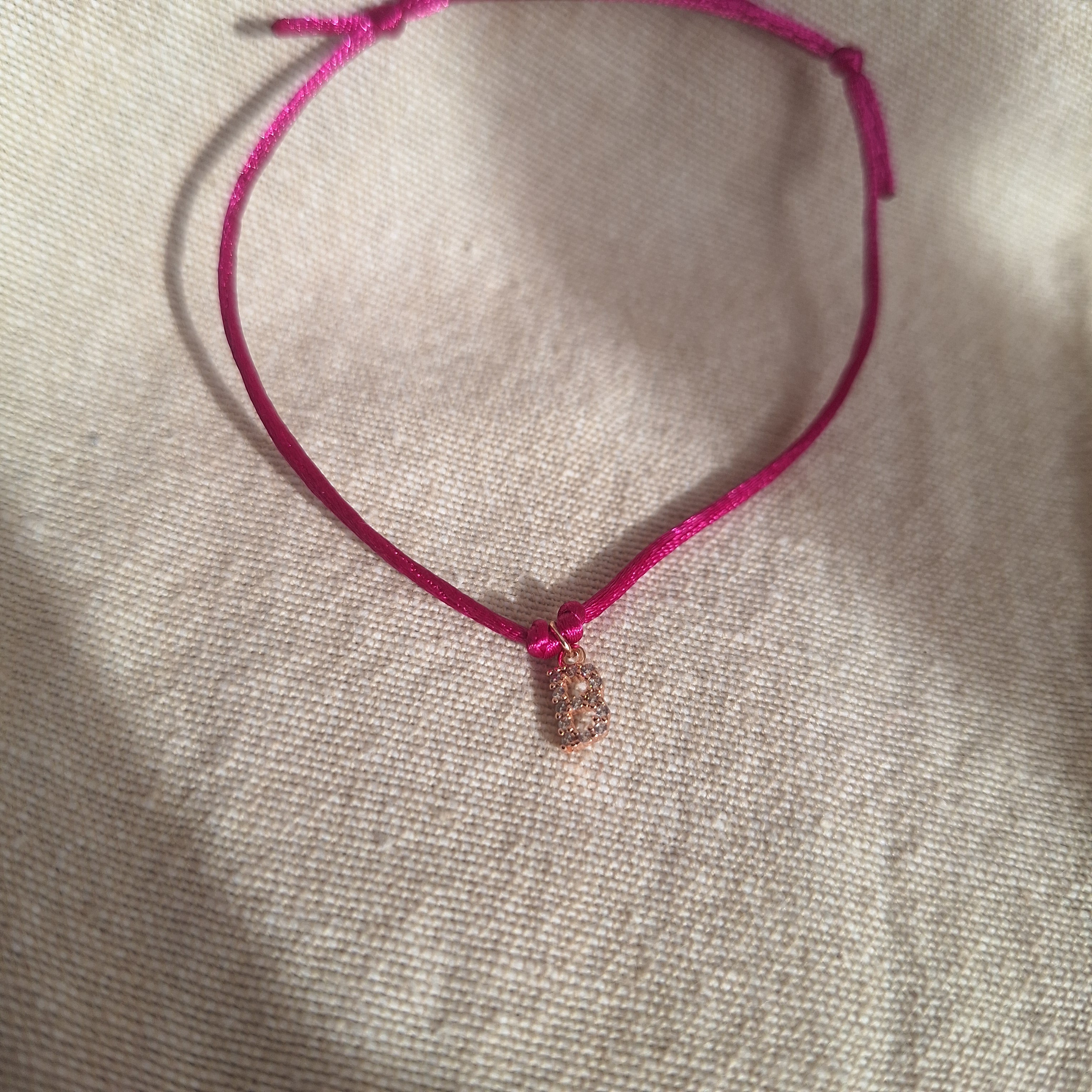 Bracciale letterina - B