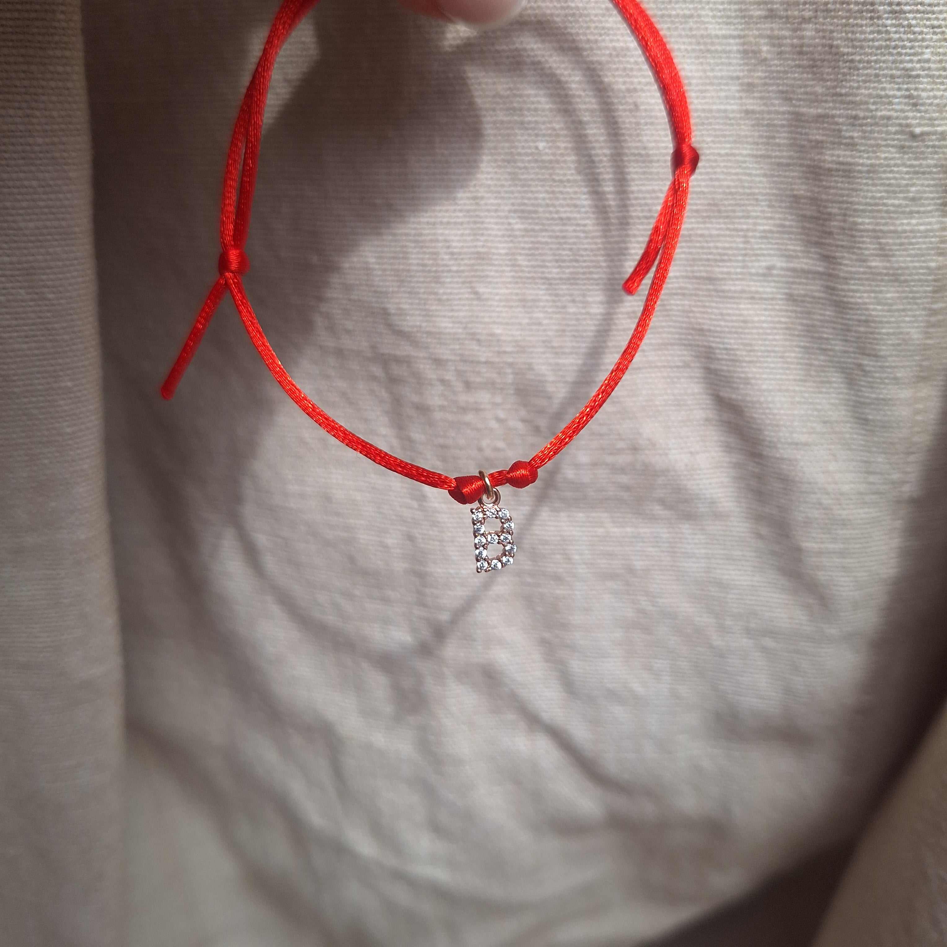 Bracciale letterina - B