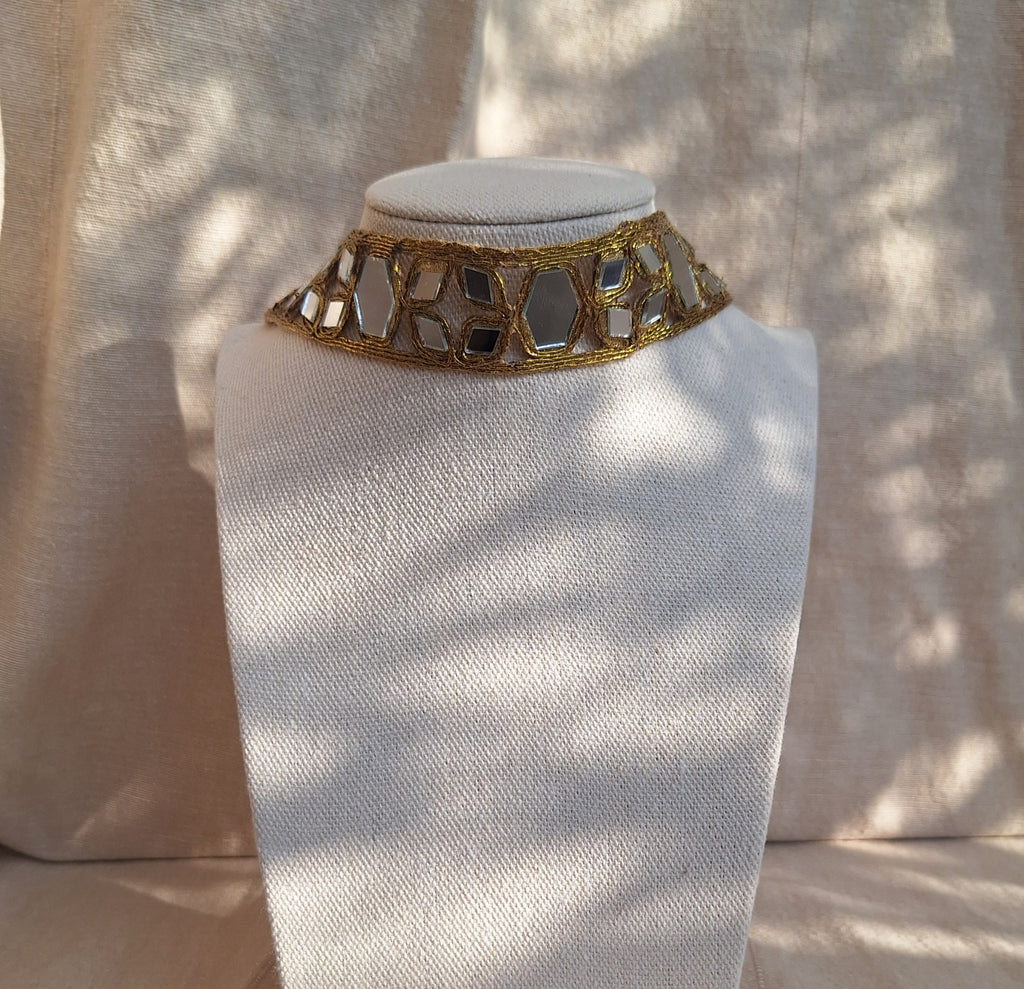 Collana Fiore Geometrico - Oro