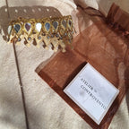 Collana Gocce e Strass - Oro