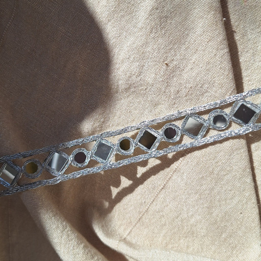 Collana Choker Rombi e Cerchi - Argento