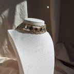 Collana Choker Rombi e Cerchi - Oro