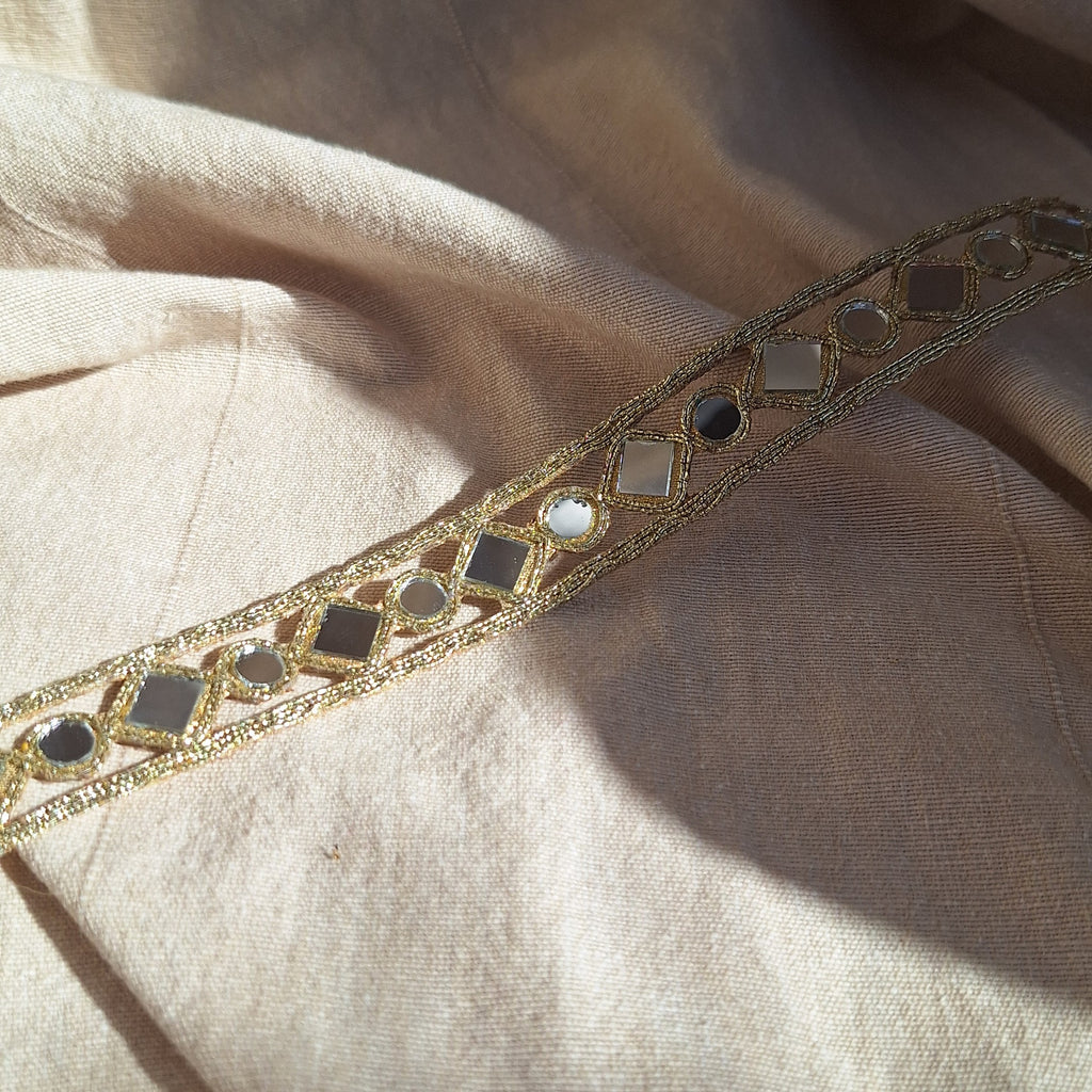 Collana Choker Rombi e Cerchi - Oro