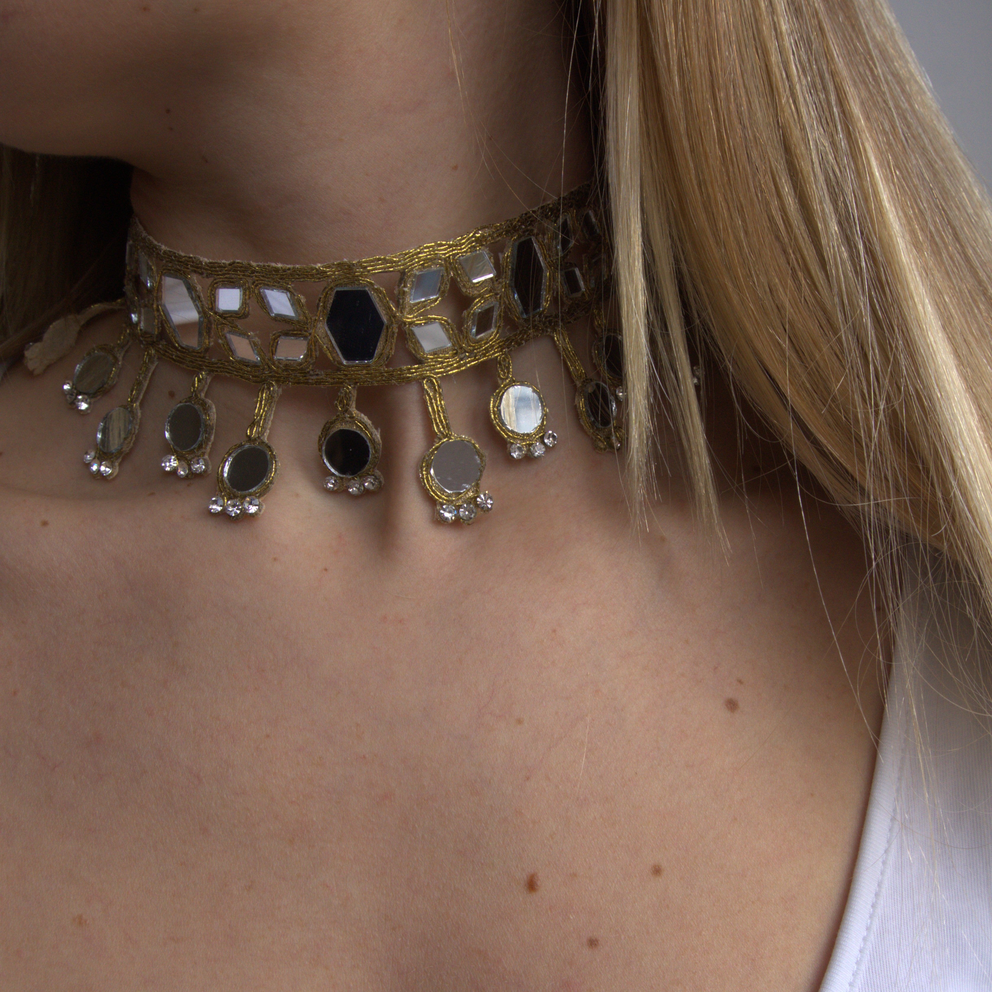 Collana Ciondolini Tondi Pendenti - Oro