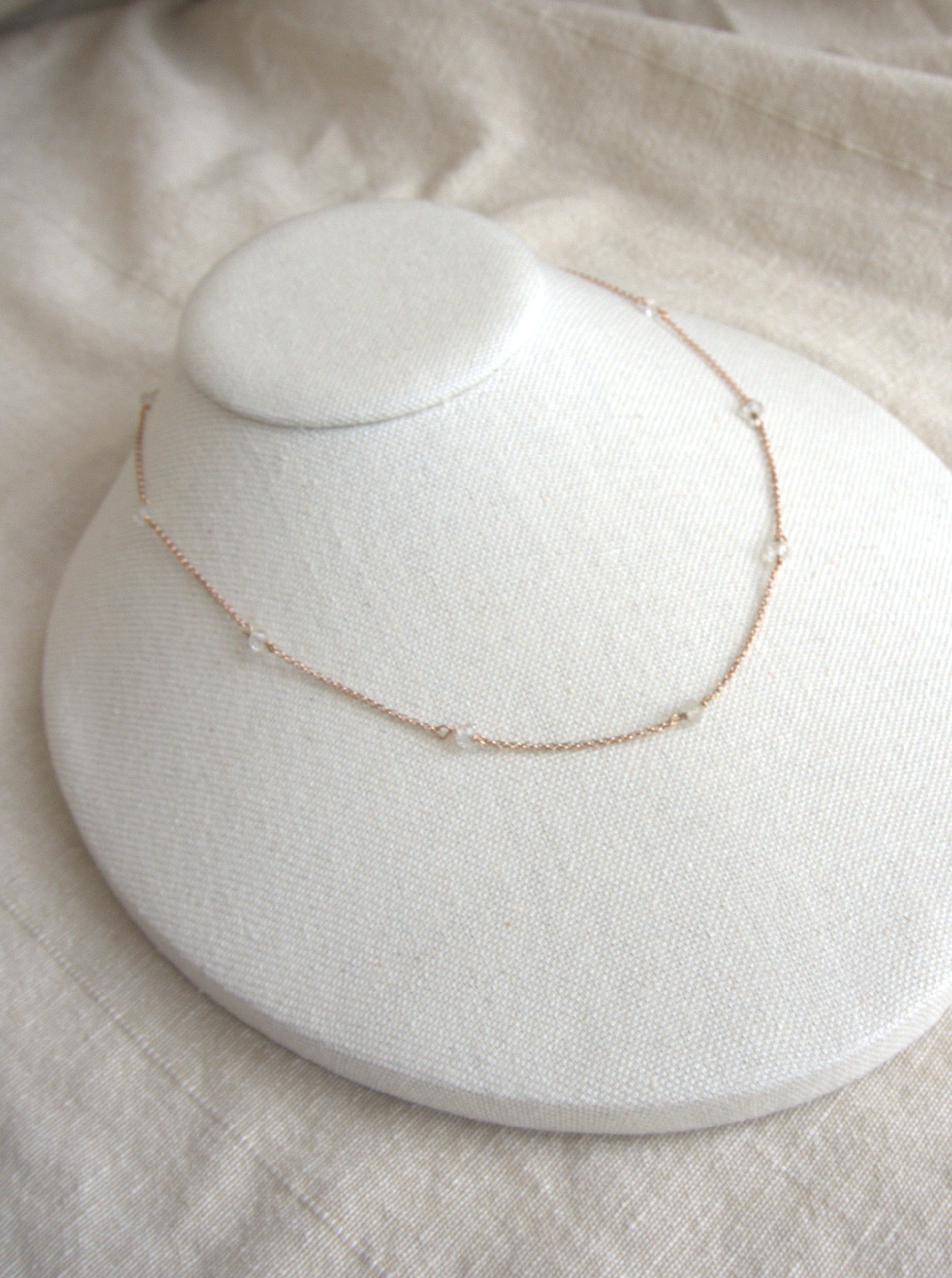 Collana Alternata - cristallo di rocca