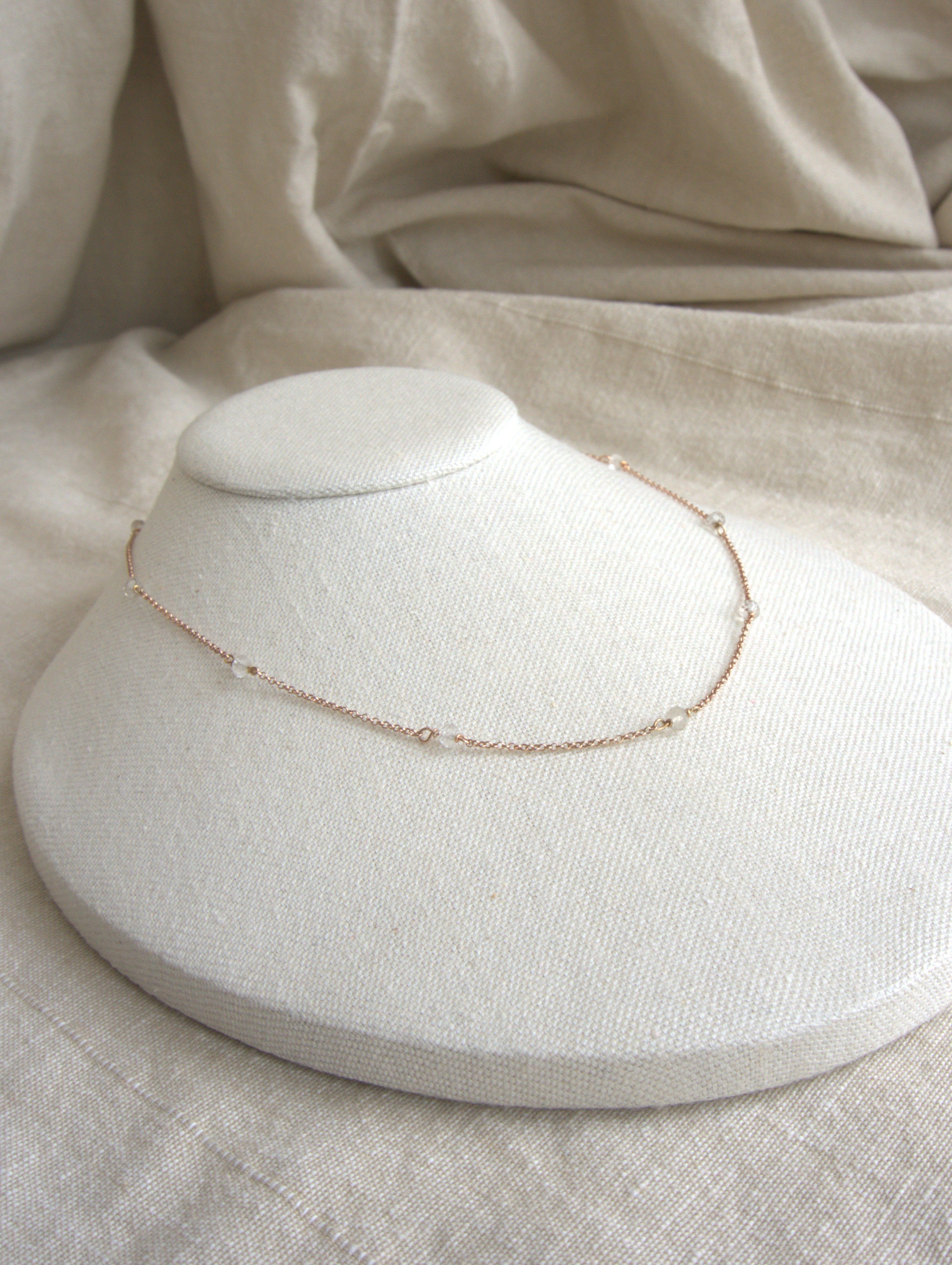 Collana Alternata - cristallo di rocca