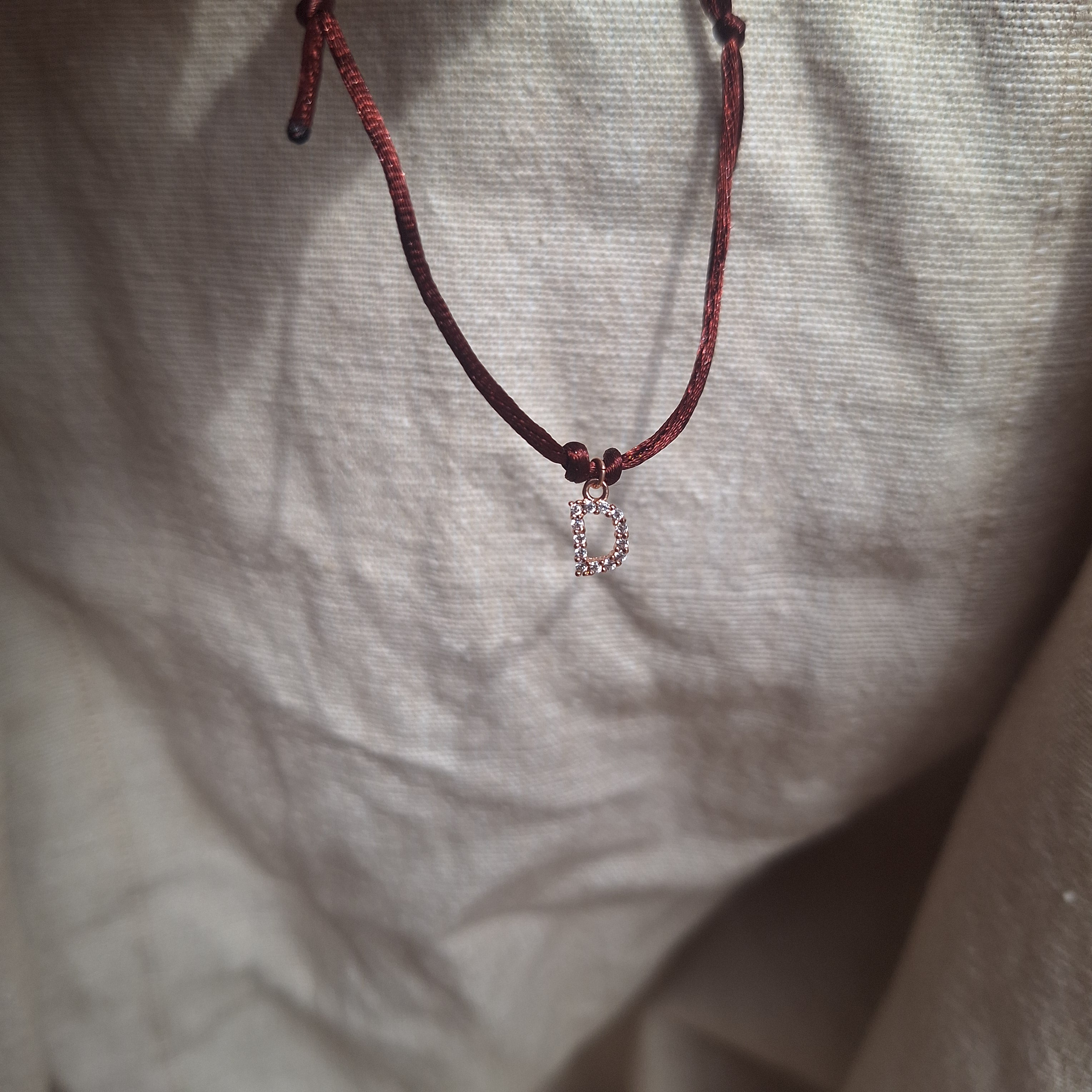 Bracciale letterina - D