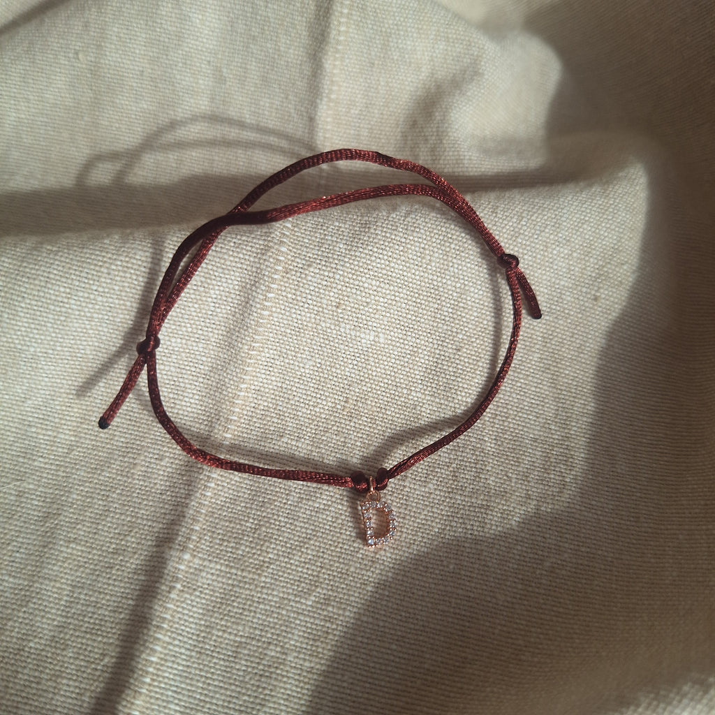 Bracciale letterina - D