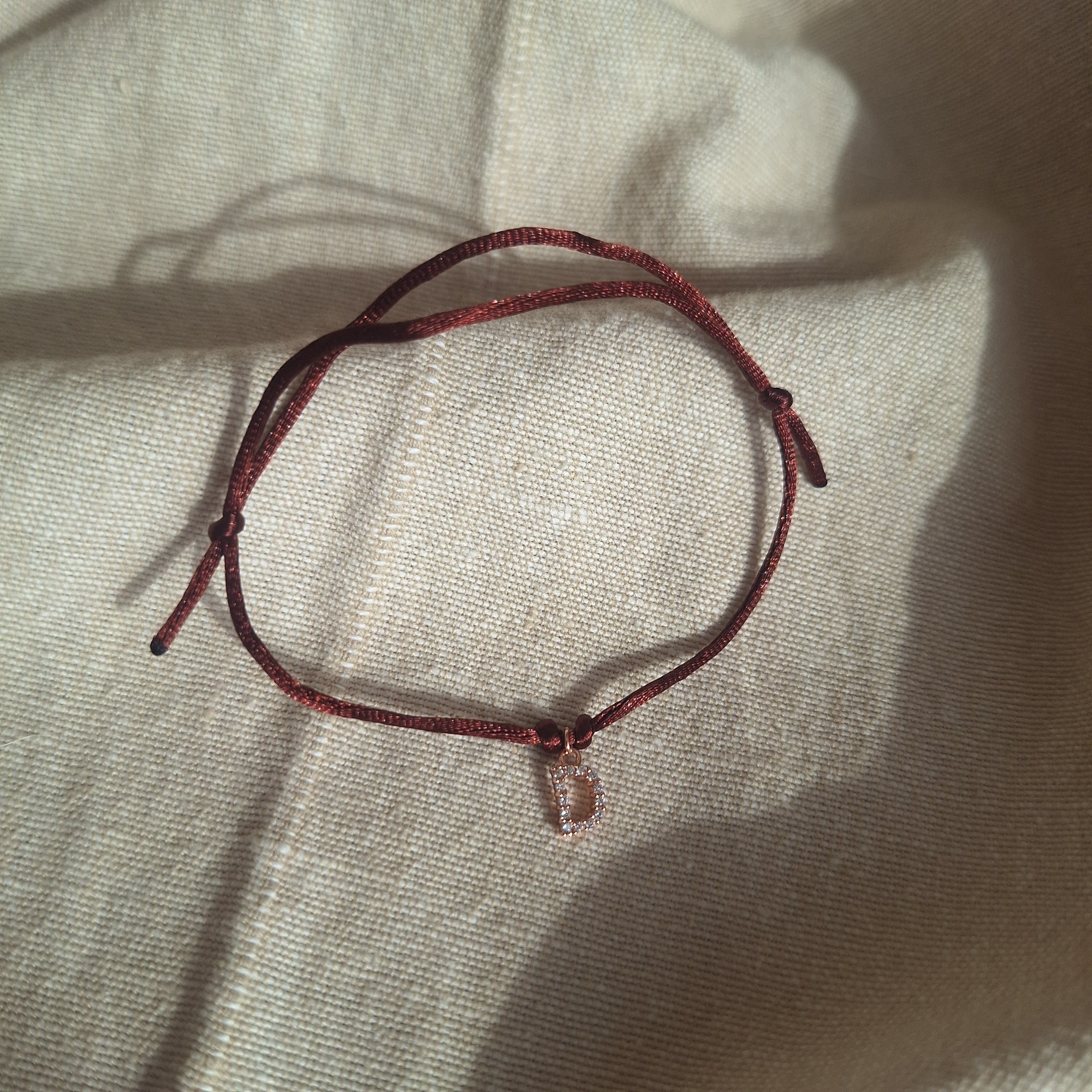 Bracciale letterina - D