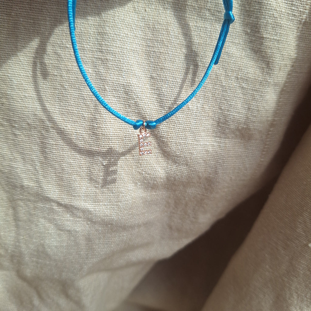 Bracciale letterina - E