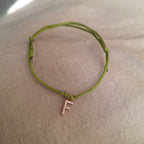 Bracciale letterina - F
