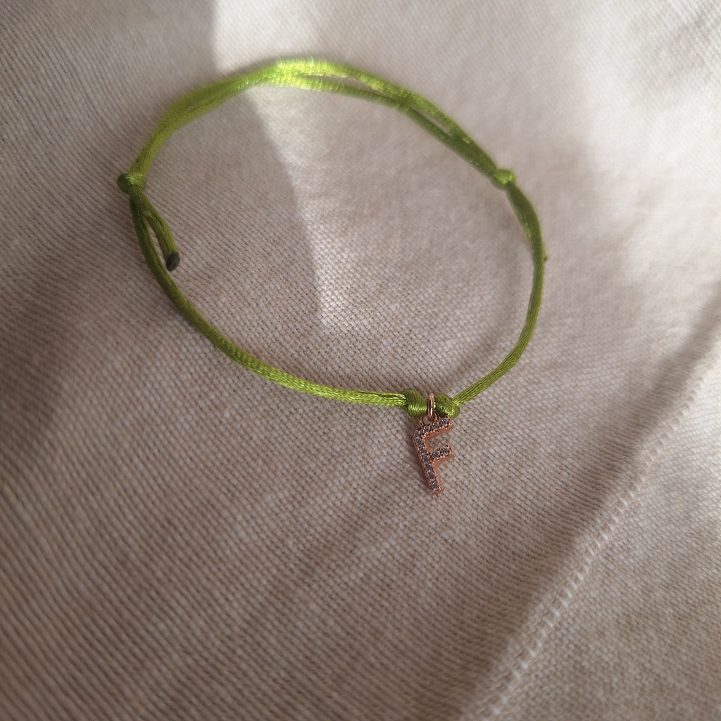 Bracciale letterina - F
