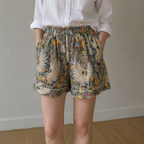 Shorts - Flora e fauna azzurra
