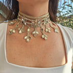 Collana Fiore Stella - oro chiaro