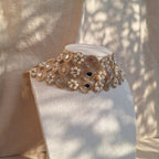 Collana Fiori Specchi e Perline - variante 2