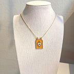 Medaglietta Cuore Sacro - Giallo