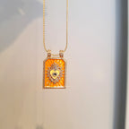 Medaglietta Cuore Sacro - Giallo
