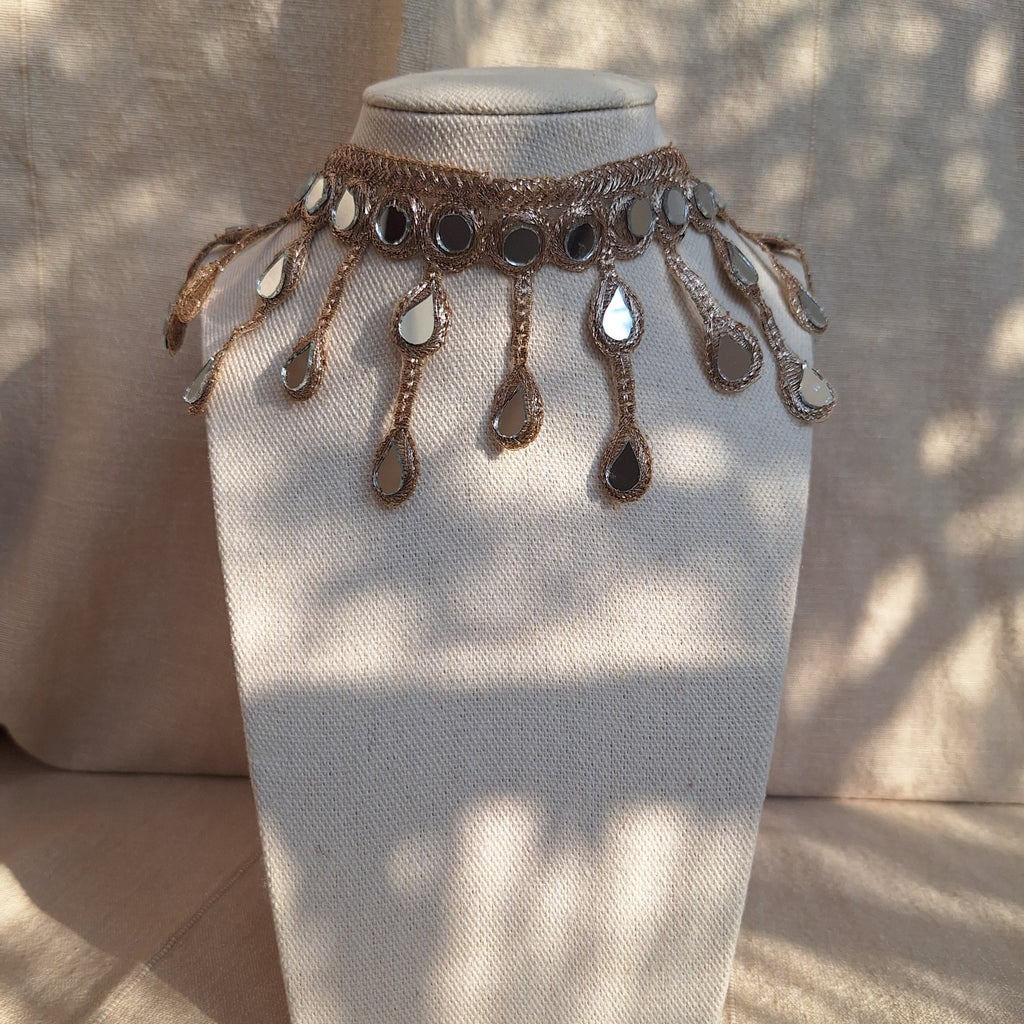 Collana Gocce pendenti oro rosa