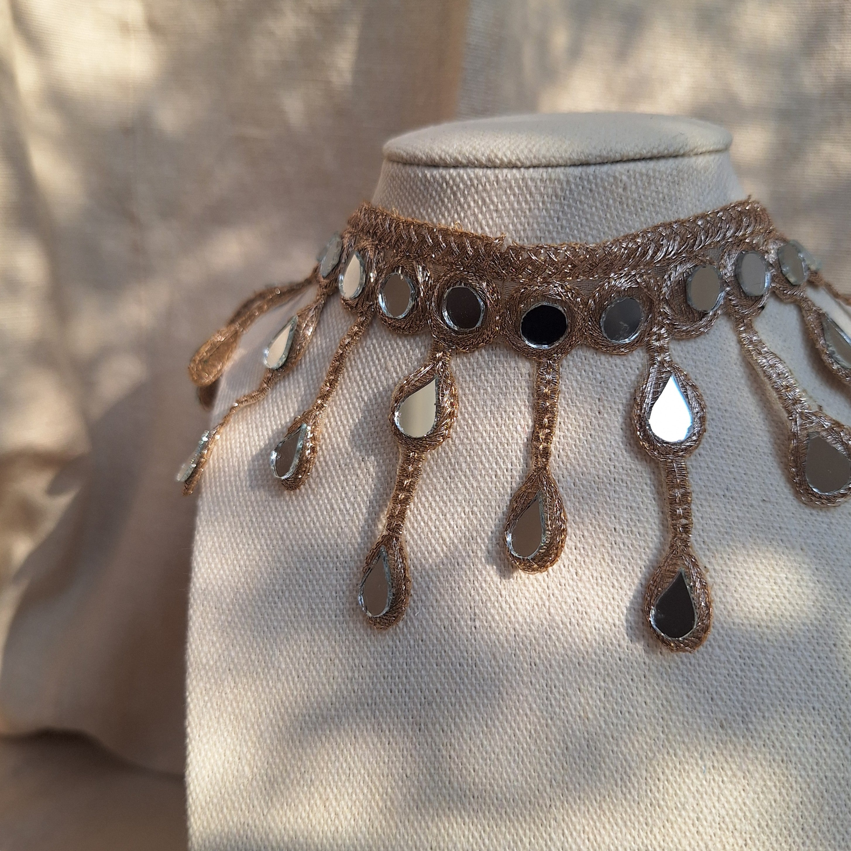 Collana Gocce pendenti oro rosa