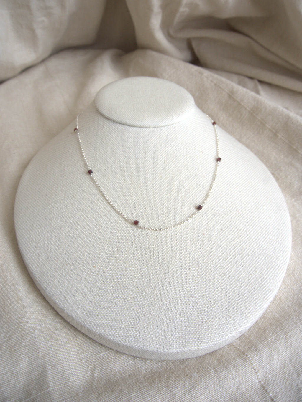 Collana Alternata - granato