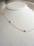 Collana Alternata - granato