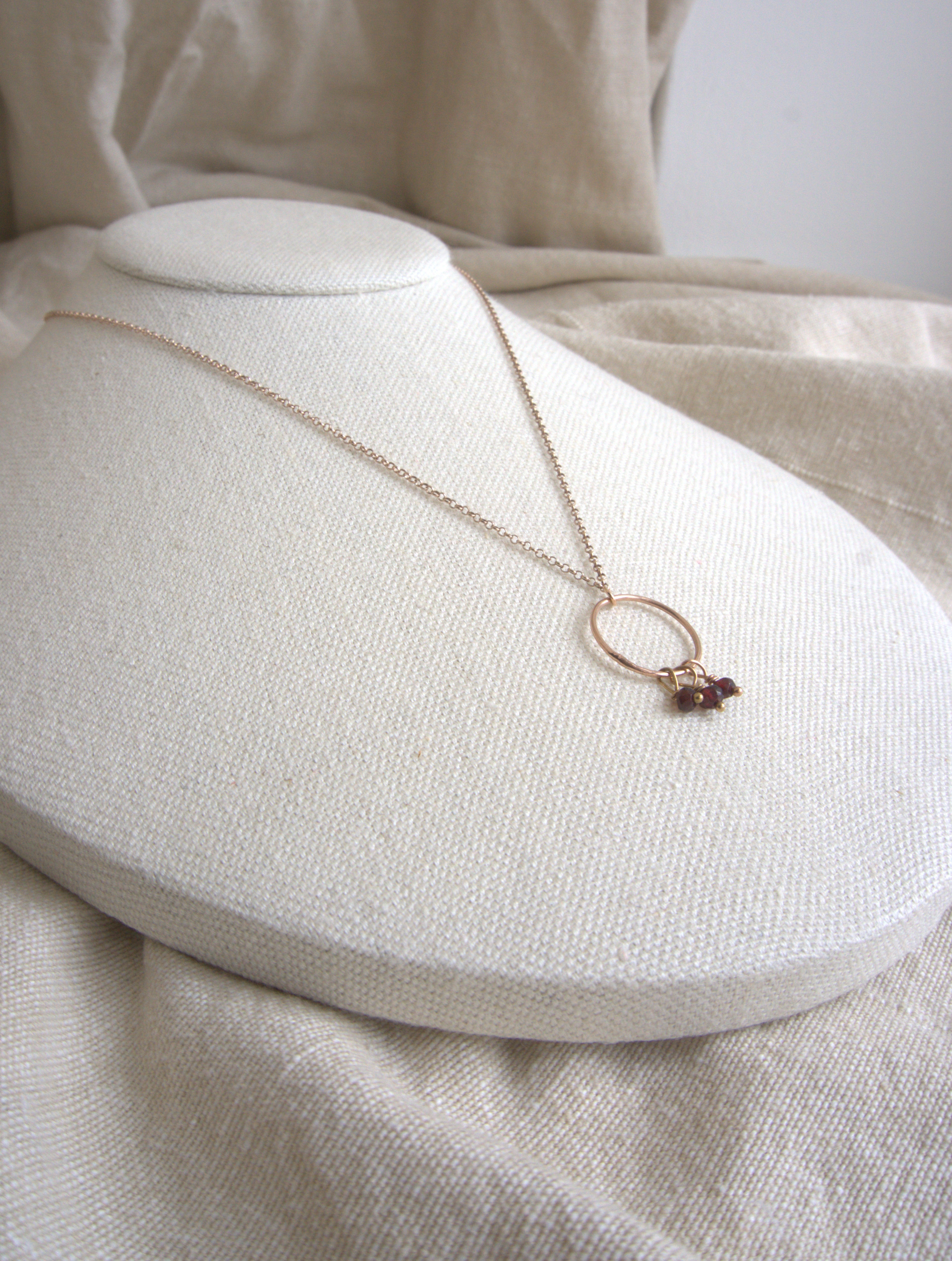 Collana Rivombrosa - granato