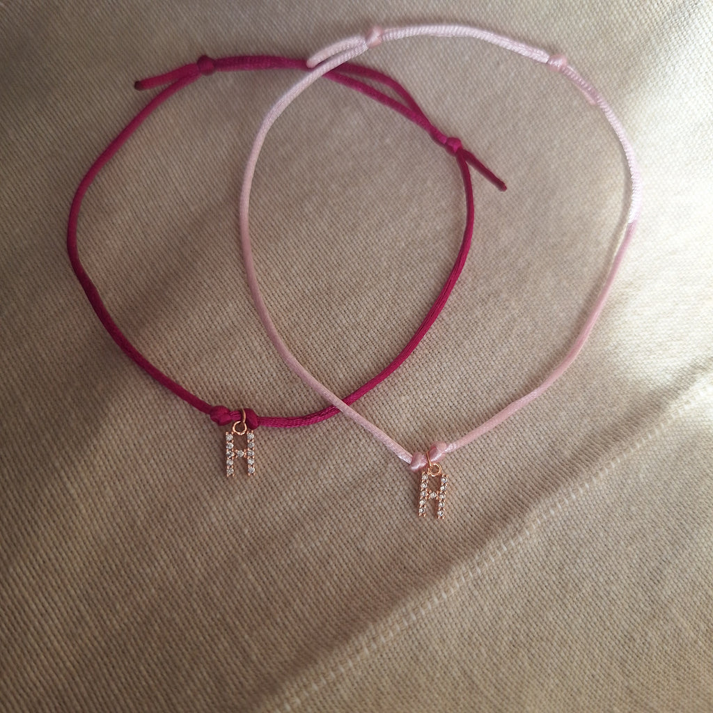 Bracciale letterina - H