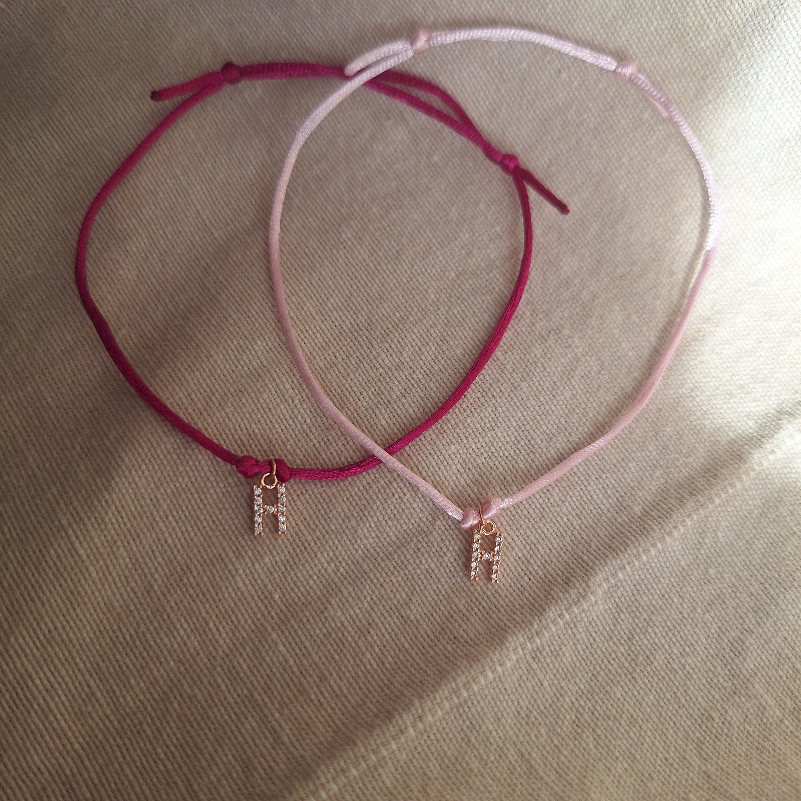 Bracciale letterina - H