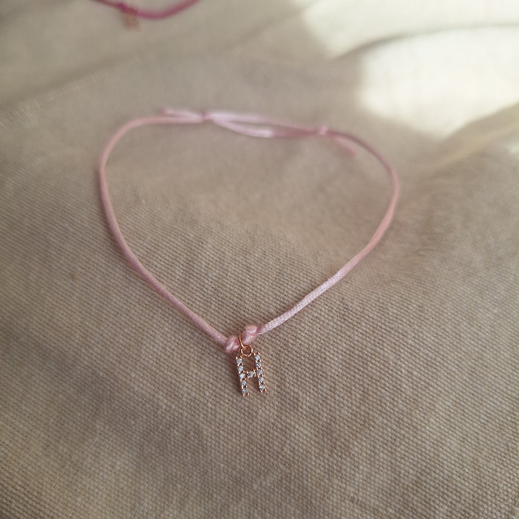 Bracciale letterina - H