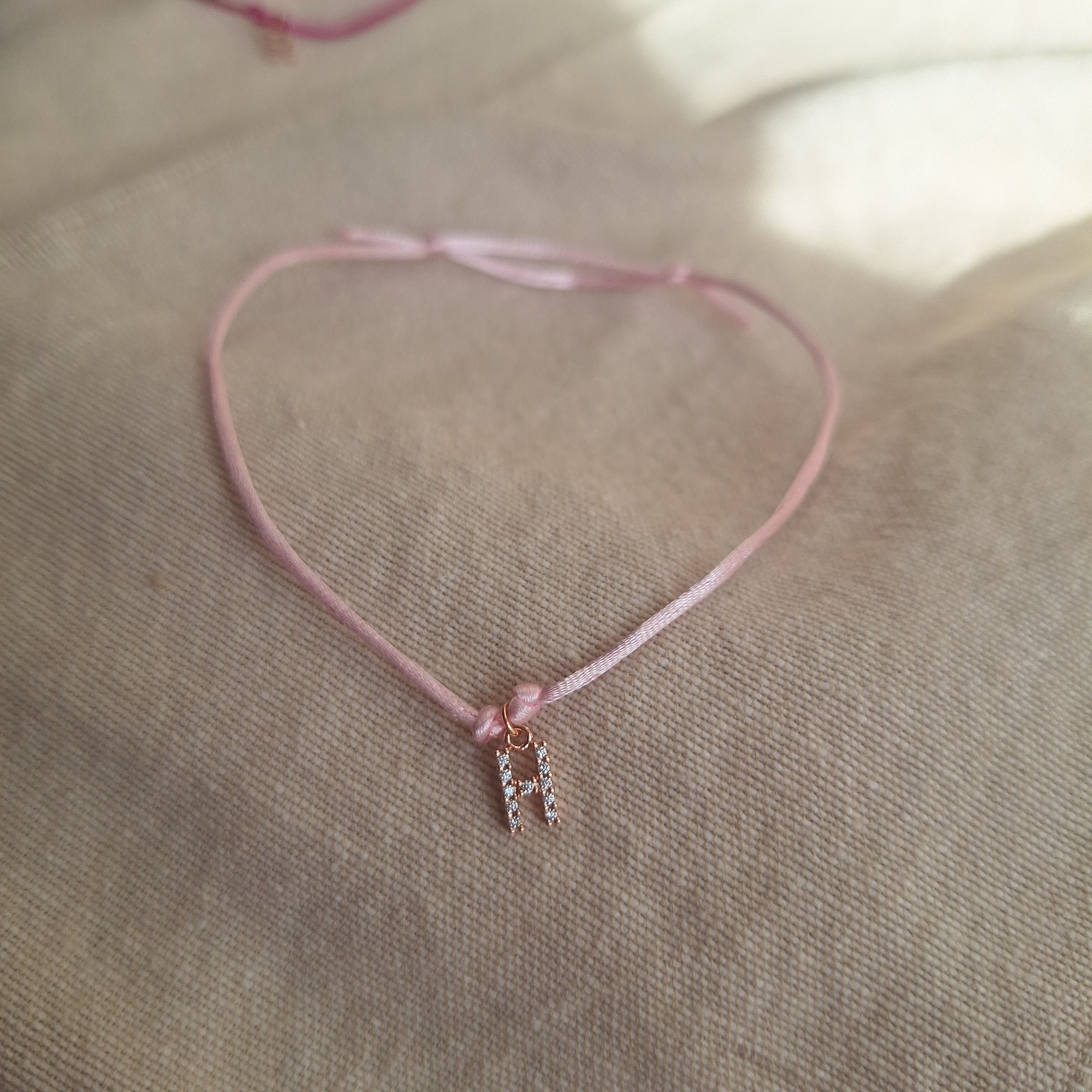 Bracciale letterina - H