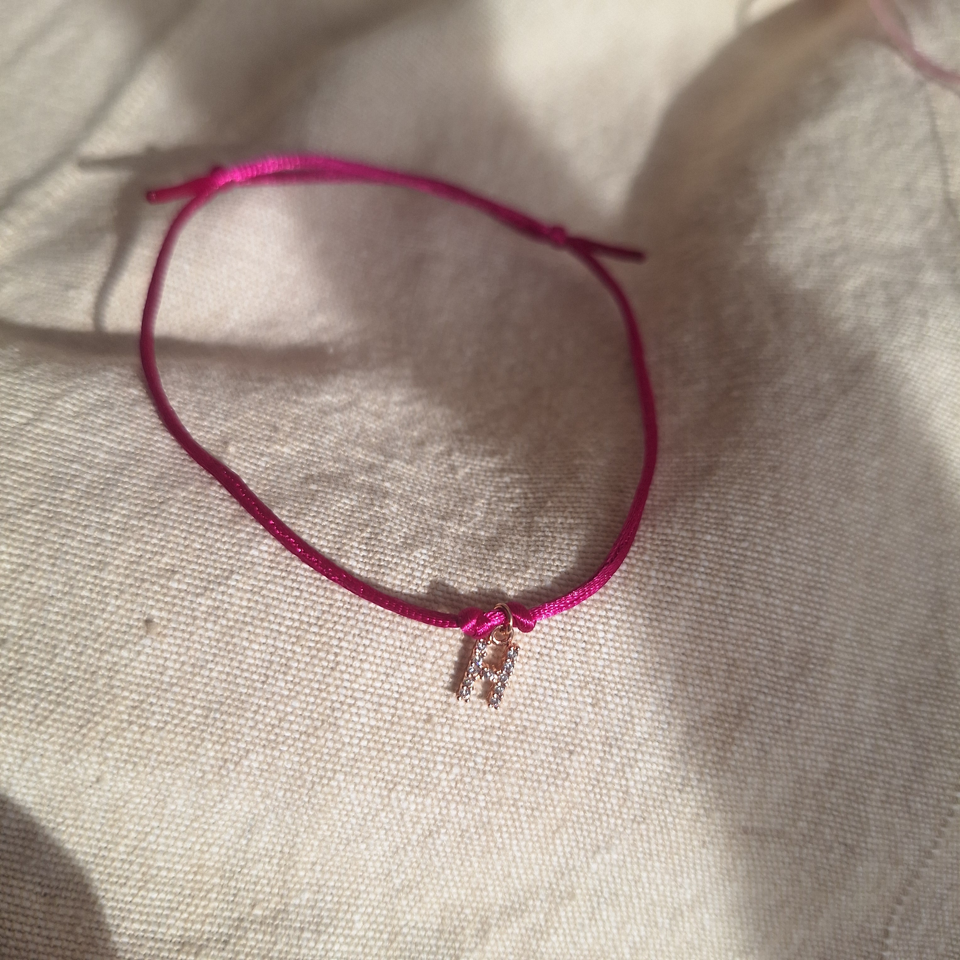 Bracciale letterina - H