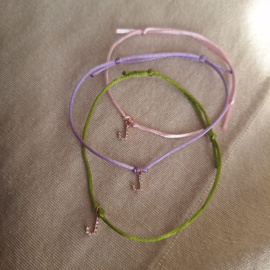 Bracciale letterina - J