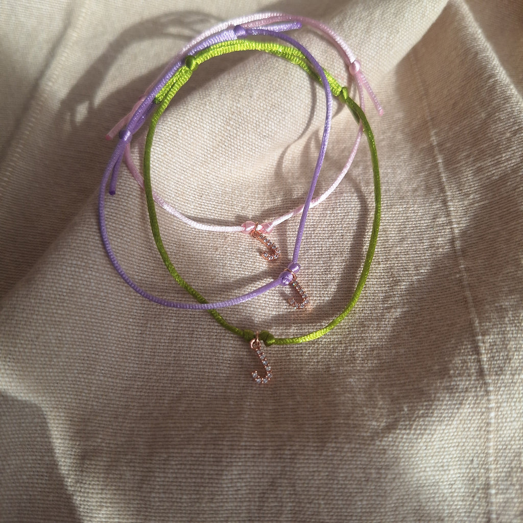 Bracciale letterina - J
