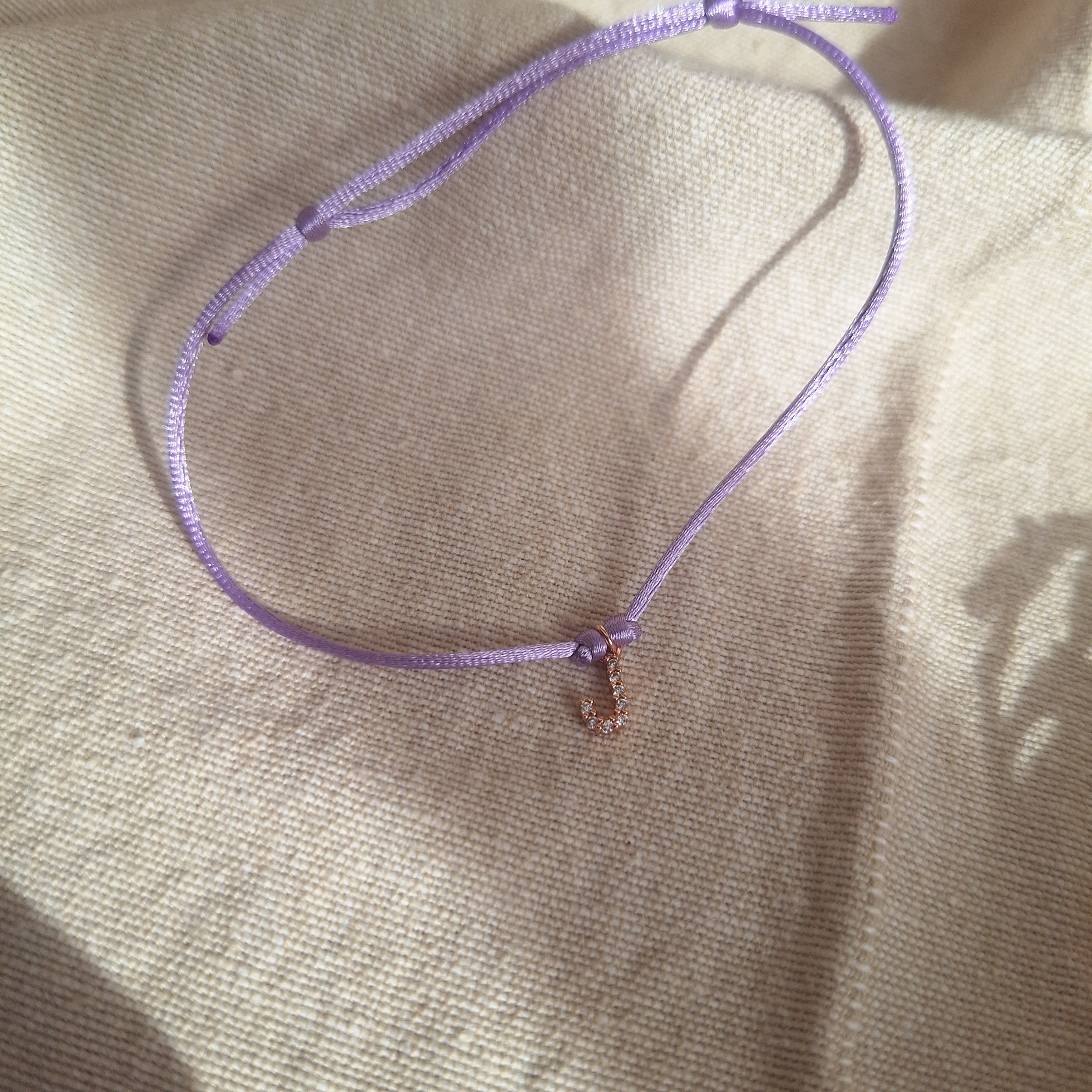 Bracciale letterina - J