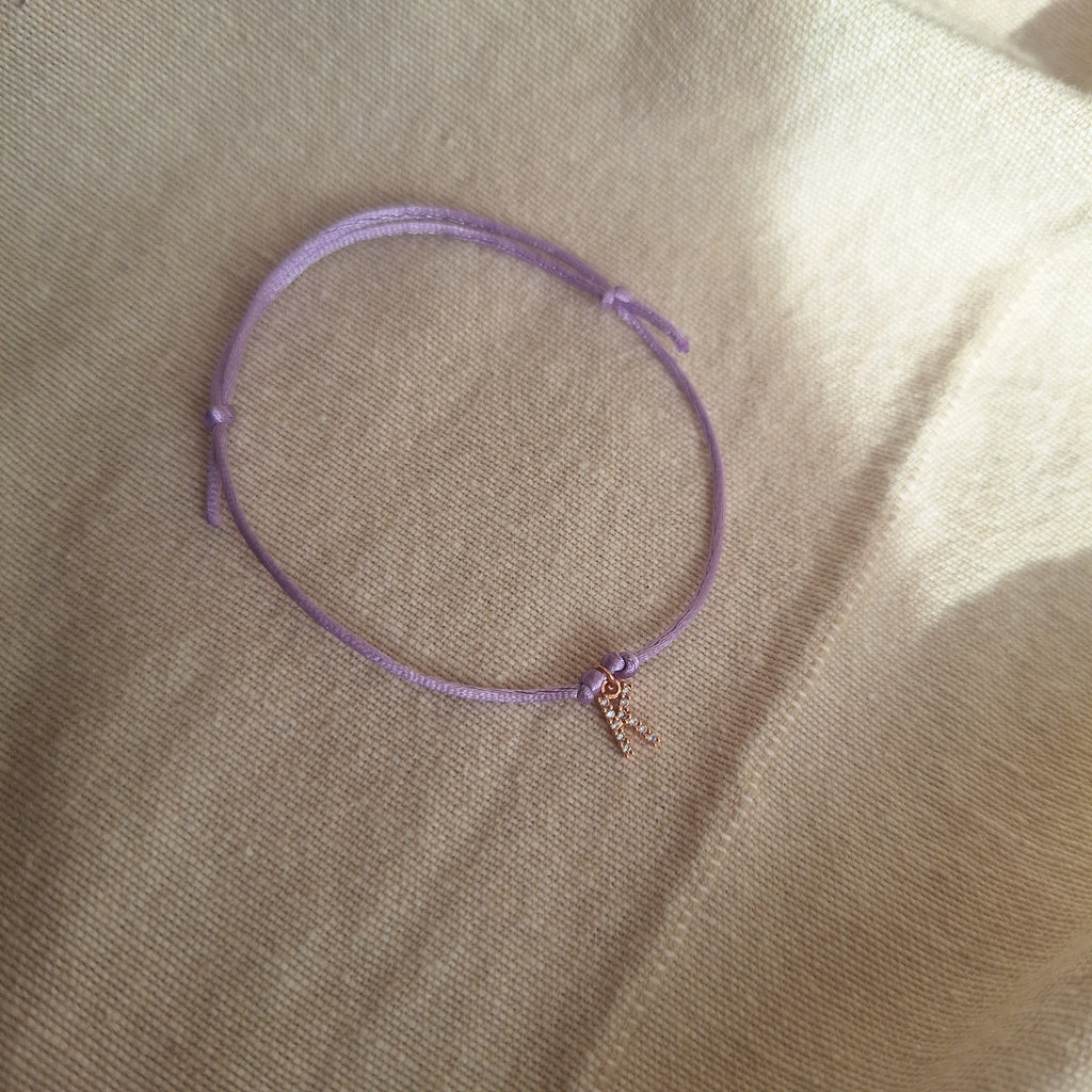 Bracciale letterina - K
