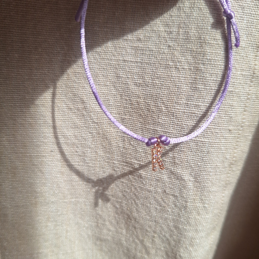 Bracciale letterina - K