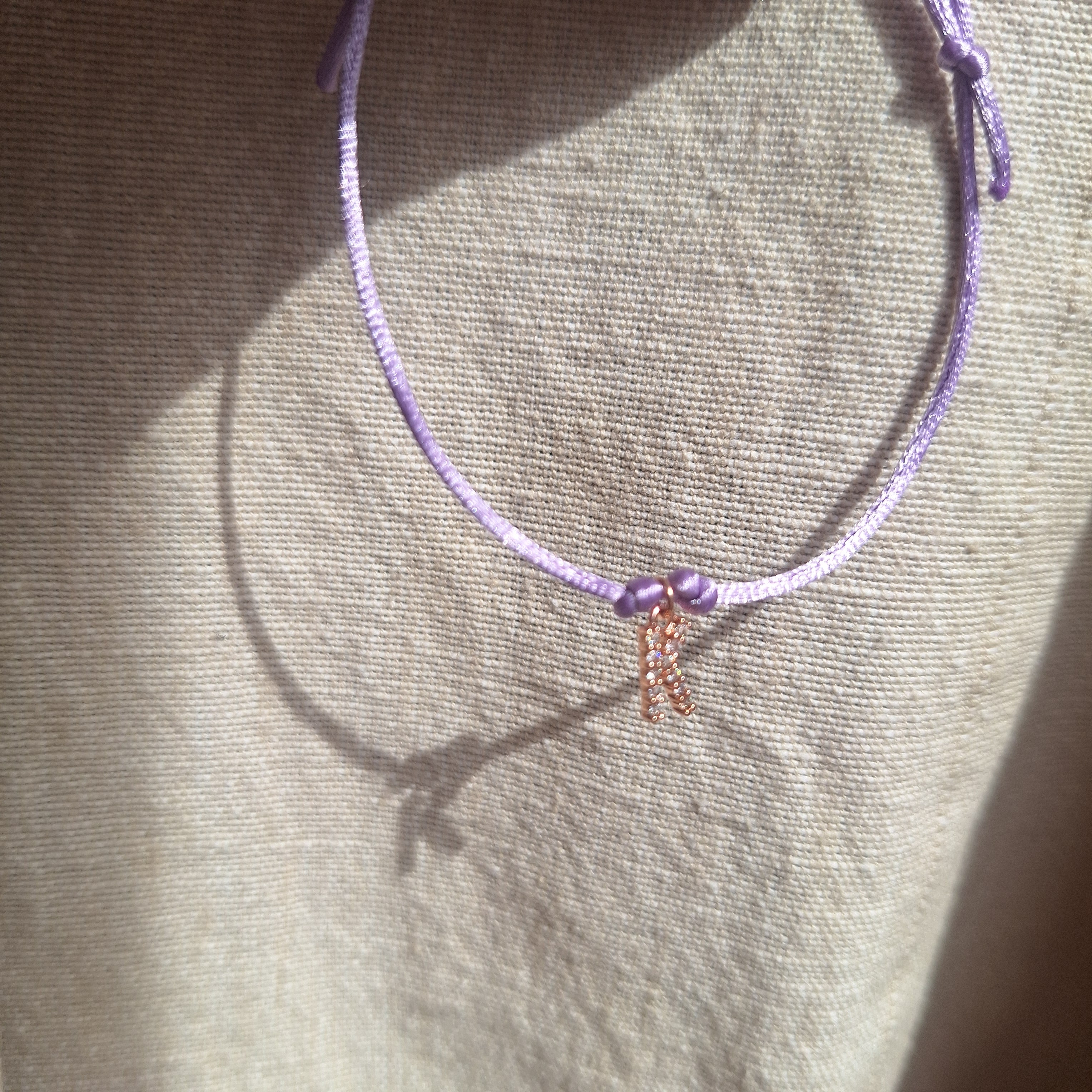 Bracciale letterina - K