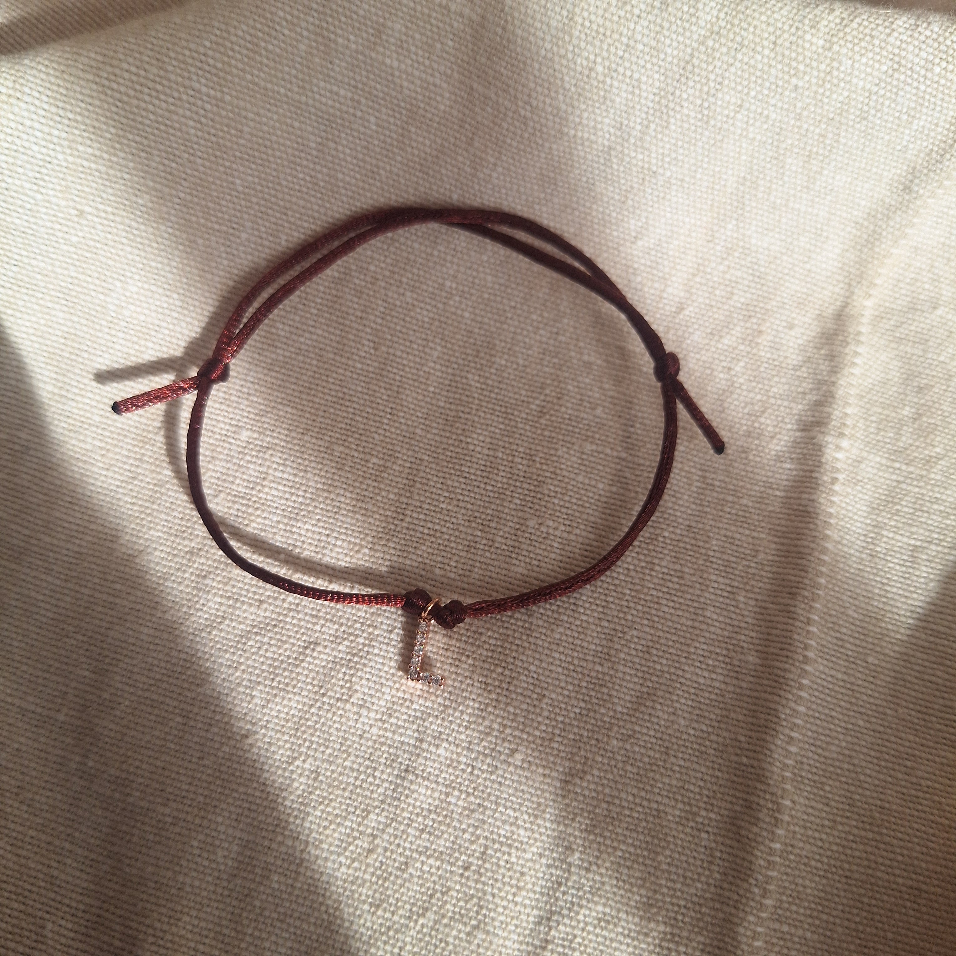 Bracciale letterina - L