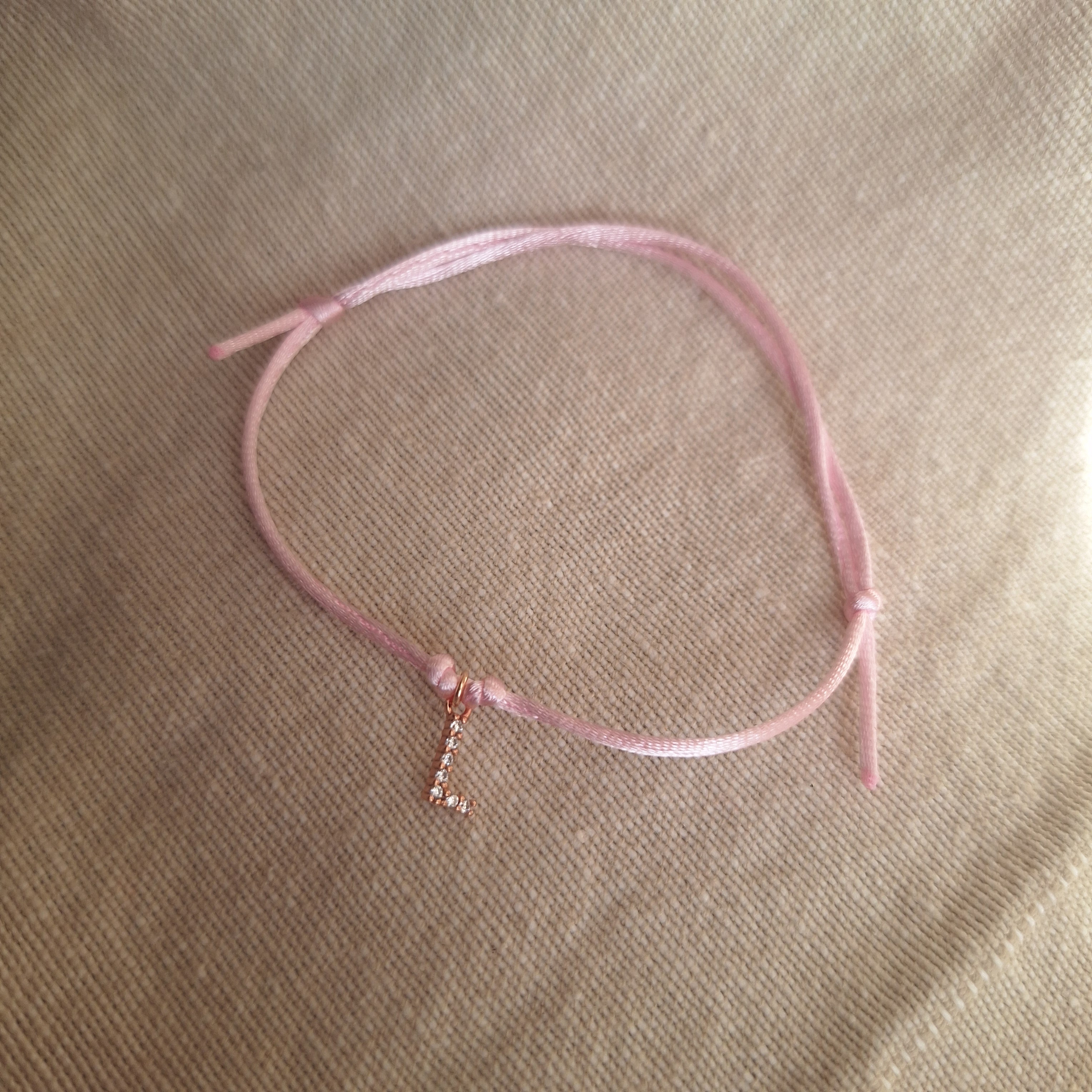 Bracciale letterina - L