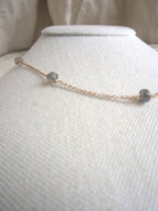 Collana Alternata - labradorite rondelle