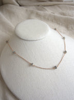 Collana Alternata - labradorite rondelle