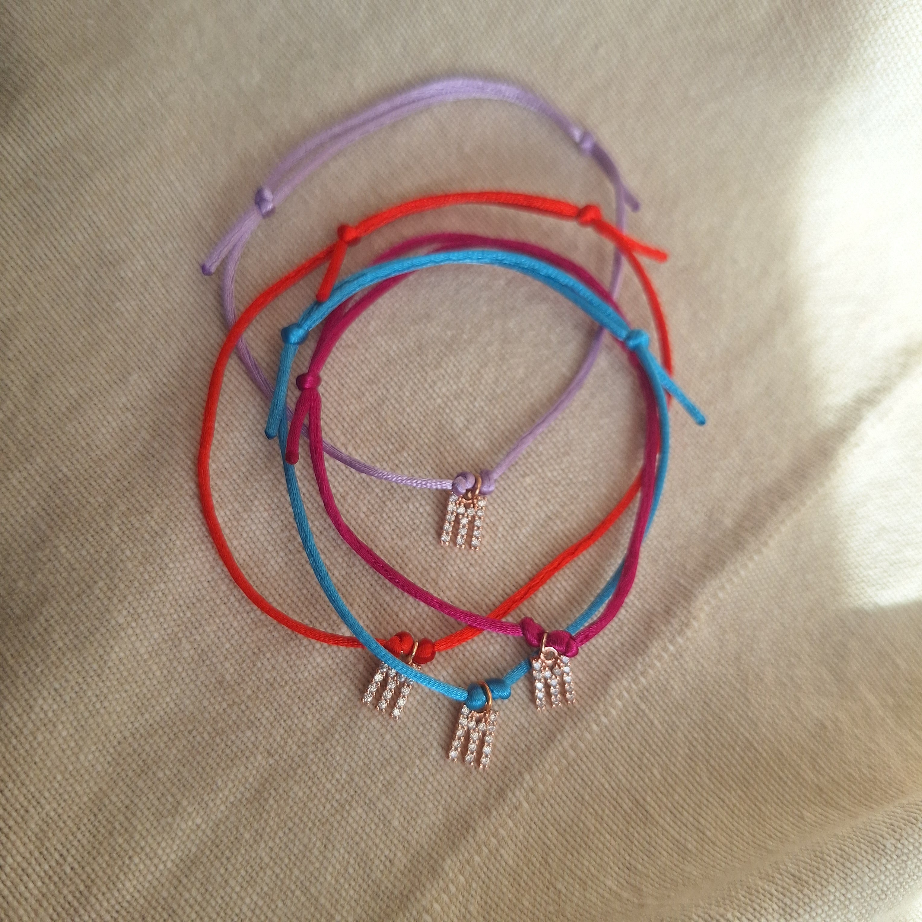 Bracciale letterina - M