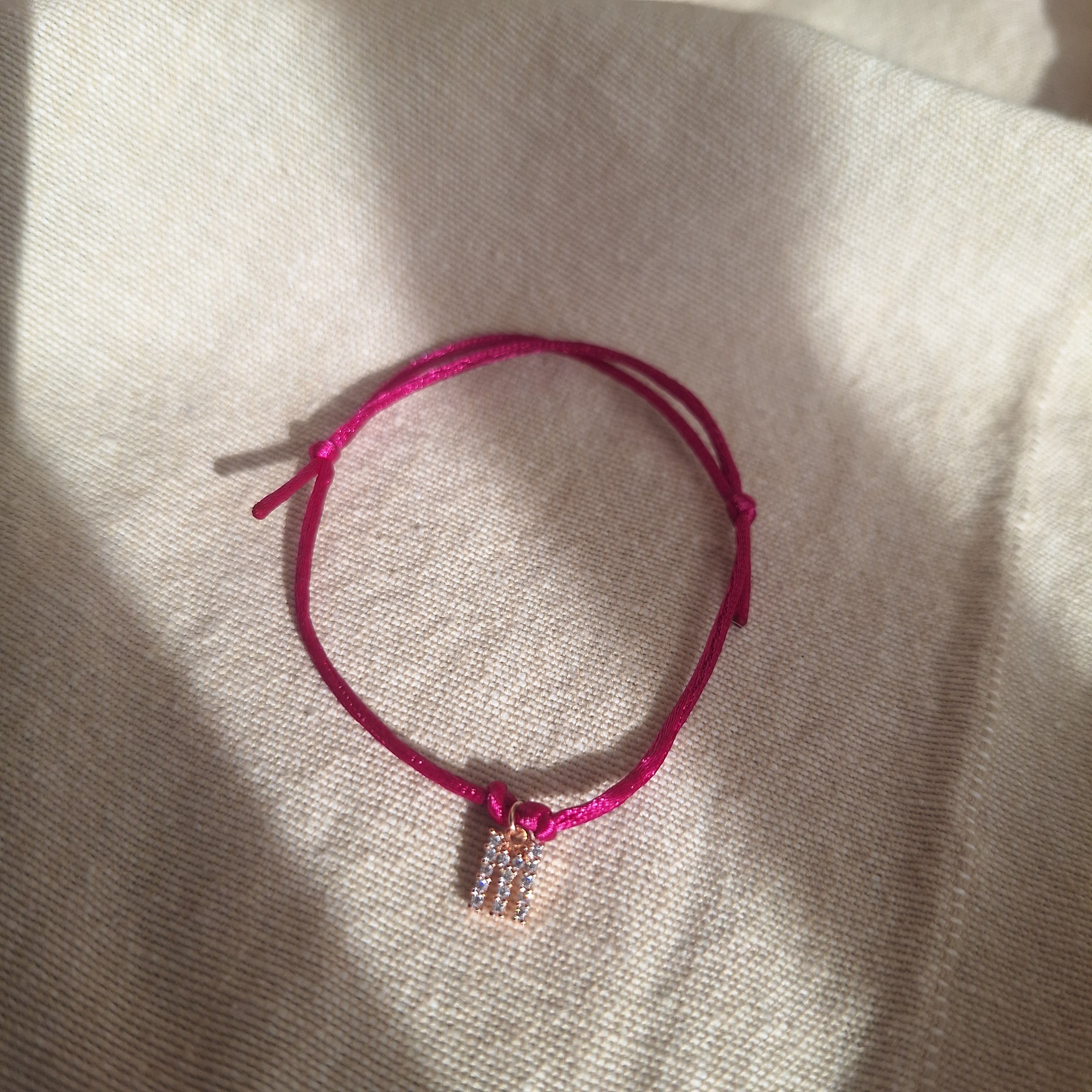 Bracciale letterina - M