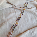 Le Caravattine - Multicolor con Perle Rosa versione 2