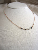 Collana Semi Rosario classico - onice