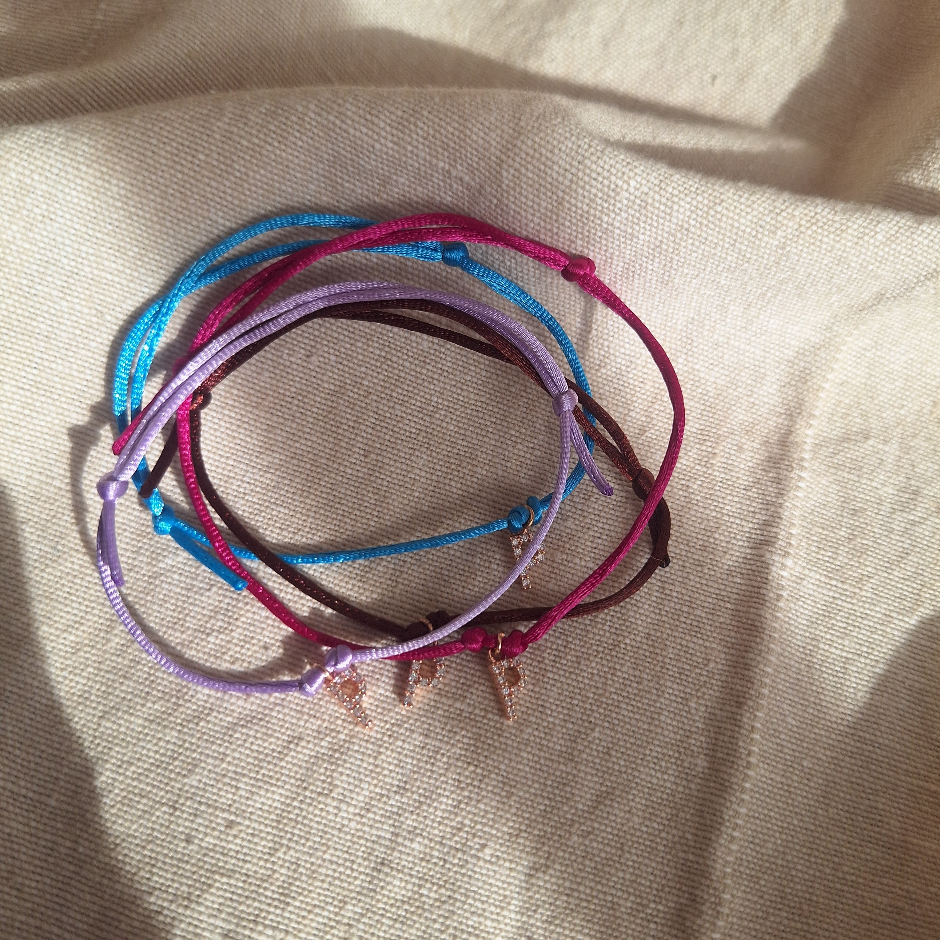 Bracciale letterina - P